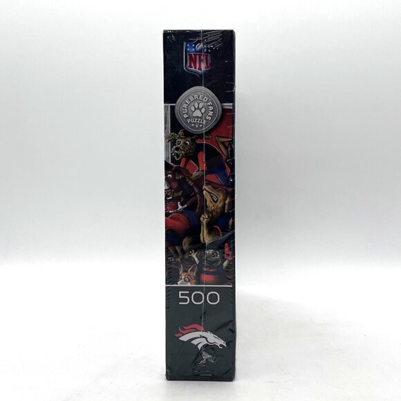 Denver Broncos 500-Piece Puzzle Purebred Fans 24" X 18" NFL Licensed Collectible - Picture 9 of 13